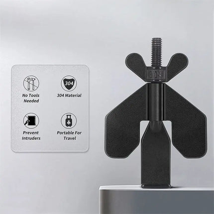 Portable Safety Door Lock with Adjustable Security Features | Compact Design for Enhanced Home Protection