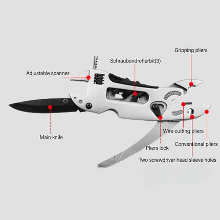 Multifunctional Pliers with Ergonomic Grip | Durable Tool for Precision and Versatility