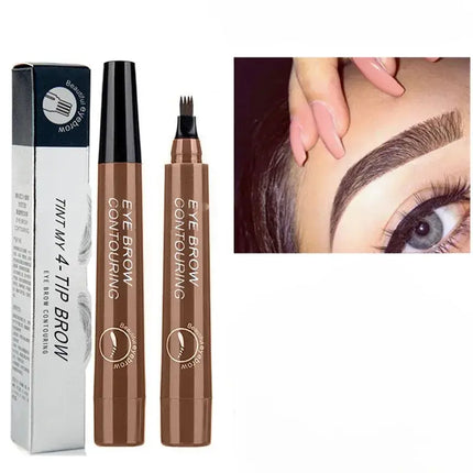 3D Eyebrow Pencil, Dual Ended Brow Definer for Fuller Looking Arches, Precise Strokes for Sparse Brows, 5 Shades