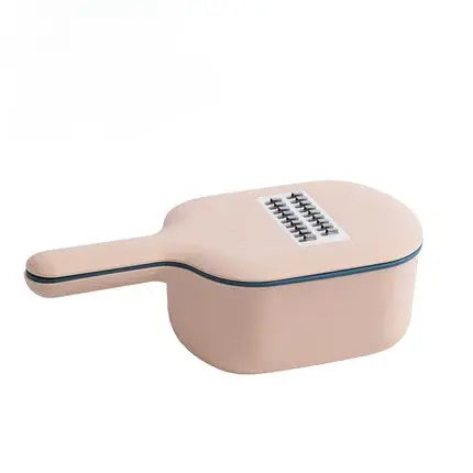 Vegetable Cutter 4-in-1 with Ergonomic Handle, Handheld Kitchen Cutting Tool for Quick Meal Prep, 3 Colors