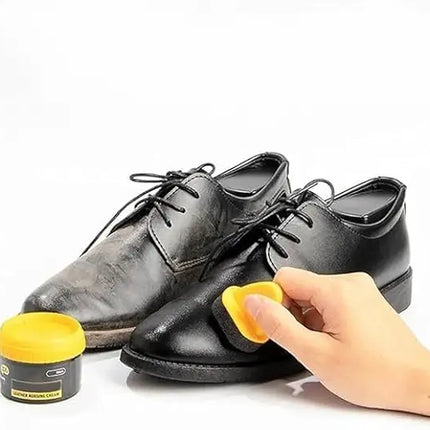 Leather Repair Cream for Shoes, Bags and Jackets, Scuff Cover Polish that Restores Shine and Faded Color