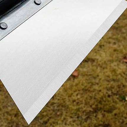 Garden Shovel and Weeding Hoe with Sharp Black Carbon Steel Blade, 3 in 1 Digging and Moss Scraper Tool, 21 cm to 30 cm Blade Widths
