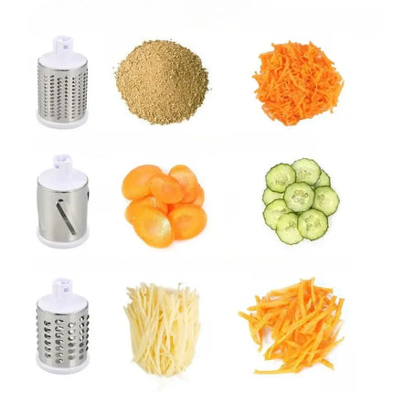 Vegetable Slicer with Interchangeable Blades | Effortless Cutting for Quick Meal Prep