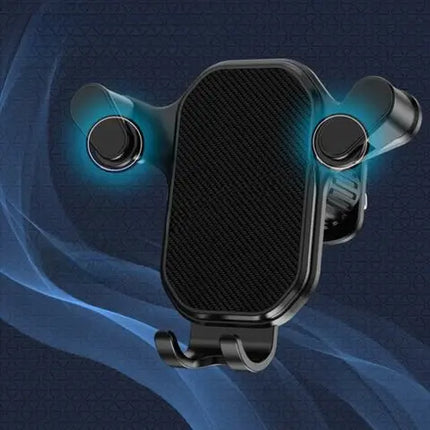 Air Vent Phone Holder for Cars with 360 Degree Rotation, Clip-On Mobile Phone Mount for Hands-Free Navigation