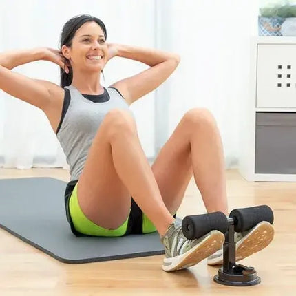 Sit Up Bar Trainer with Adjustable Resistance, Compact Home Exercise Equipment for Core Workouts in Small Spaces, 7 Colors