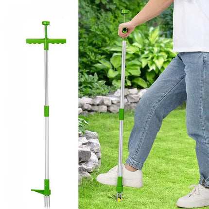 Ergonomic Weed Puller Tool with Adjustable Handle | Durable Design for Effortless Gardening