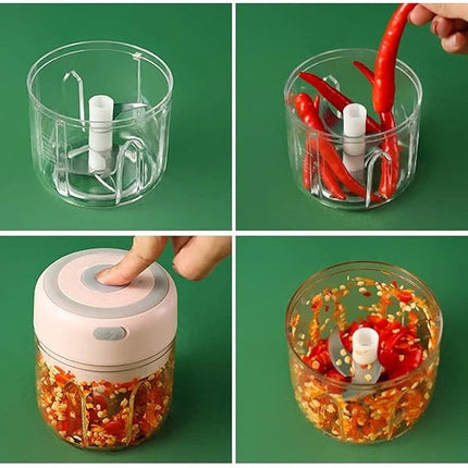 Versatile Vegetable Chopper with Sharp Stainless Steel Blades | Easy Meal Prep for Quick Cooking