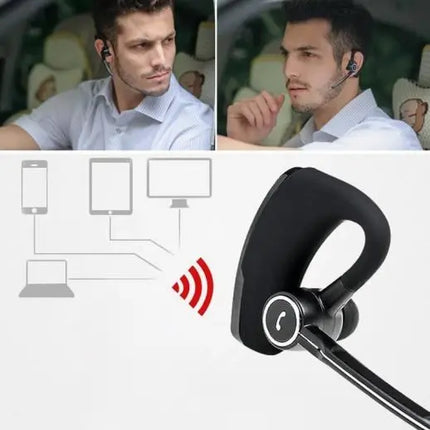 Wireless Bluetooth Headset with Noise Cancelling & Long Battery Life | Comfortable Design for All-Day Use