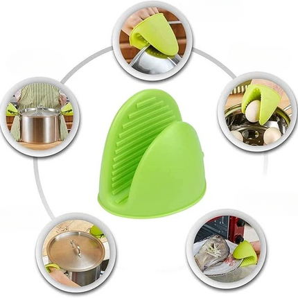 Silicone Kitchen Gloves, Heat Resistant Non Slip Oven Gloves for Handling Hot Pots, Pans, Lids and Hot Food