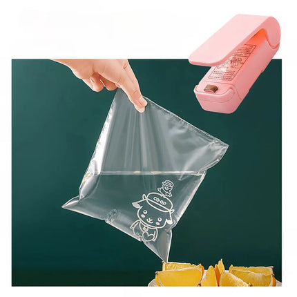 Mini Heat Sealer with Rechargeable Battery | Portable Kitchen Tool for Quick Sealing