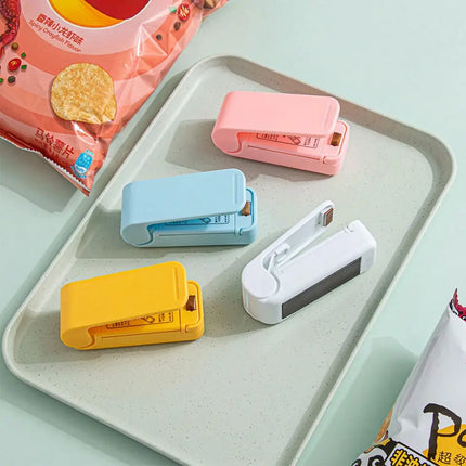Mini Heat Sealer with Rechargeable Battery | Portable Kitchen Tool for Quick Sealing