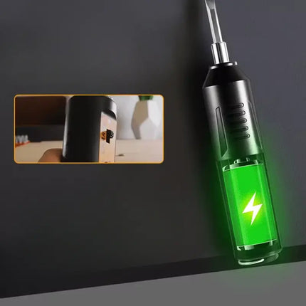 Electric Screwdriver with Consistent Torque, Powered Driver for Furniture Assembly, Electronics and Home Repairs