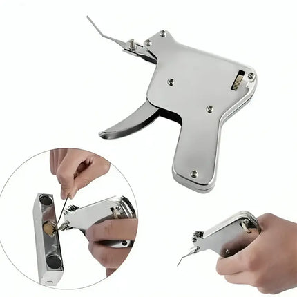 Lock Pick Gun, Manual Pin Tumbler Picking Tool with Ergonomic Grip, for Padlocks and Door Locks You Own