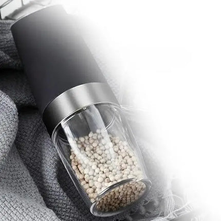 Automatic Salt & Pepper Grinder Set with Adjustable Coarseness | Essential Kitchen Tool for Fresh Flavors