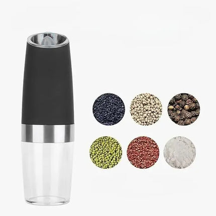 Automatic Salt & Pepper Grinder Set with Adjustable Coarseness | Essential Kitchen Tool for Fresh Flavors