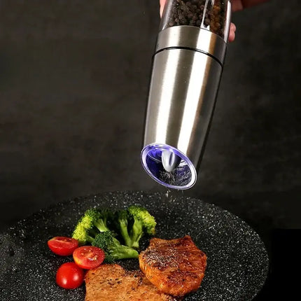 Automatic Salt & Pepper Grinder Set with Adjustable Coarseness | Essential Kitchen Tool for Fresh Flavors