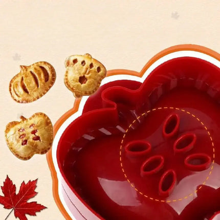 Mini Pie Mold Set in Apple, Pumpkin and Acorn Shapes, Hand Pie Press for Sweet and Savory Fillings