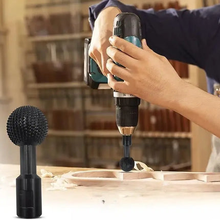 Precision Spherical Carving Head with Durable Steel Tip | Versatile Tool for Intricate Woodwork