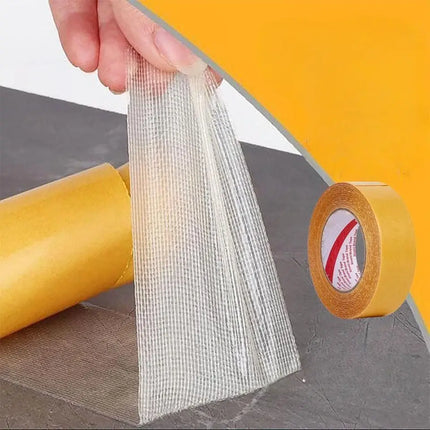 Heavy Duty Double Sided Tape, 2 Pack Strong Adhesive Mounting Tape for Wood, Tile, Metal and Fabric Surfaces