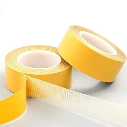 Heavy Duty Double Sided Tape, 2 Pack Strong Adhesive Mounting Tape for Wood, Tile, Metal and Fabric Surfaces