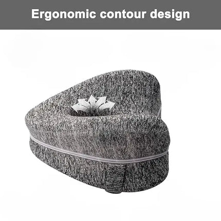 Body Alignment Pillow for Better Sleep | Adjustable Shape for Comfort and Support