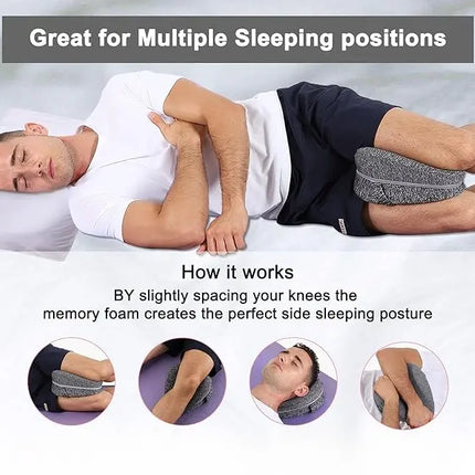 Body Alignment Pillow for Better Sleep | Adjustable Shape for Comfort and Support