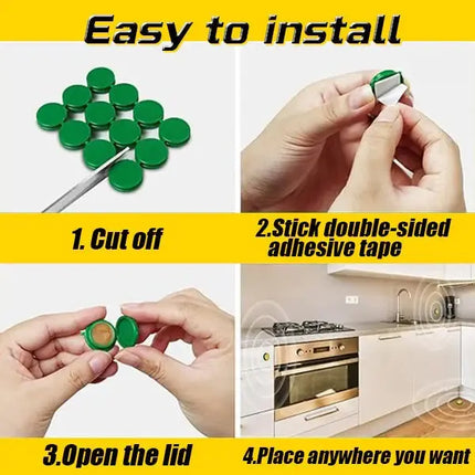Cockroach Bait Gel, Indoor Roach Killer Bait for Kitchens and Apartments, Odorless Slow Acting Nest Control