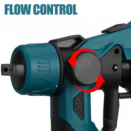 High-Pressure Paint Spray Gun with Adjustable Nozzle | Ergonomic Design for Smooth Finishes