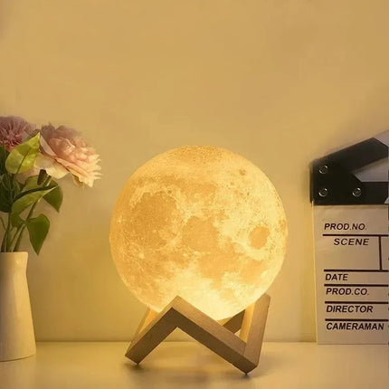 Moon Lamp with Adjustable Brightness | Unique Night Light for Relaxing Ambiance