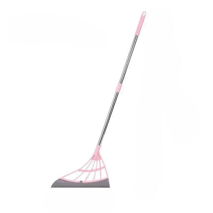 Silicone Broom with Flexible Head & Easy Grip Handle | Versatile Cleaning Tool for All Surfaces