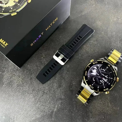 Smart Watch with Bluetooth Calling and Message Replies, Rotating Bezel Control, HD Color Screen and Heart Rate Tracking for Everyday Wear