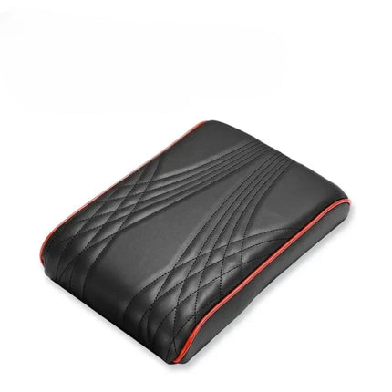 Car Armrest Cushion with Soft Memory Foam and Leather Finish, Center Console Cover Pad, Fits Most Vehicles, 4 Colors