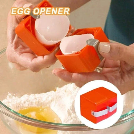 Egg Shell Opener and Cracker Tool for Clean One Motion Cracks, Boiled Egg Topper for Kitchen Prep