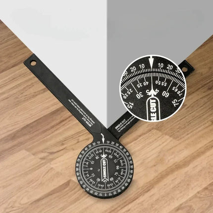 Angle Measuring Ruler, Captures and Transfers Any Angle for Crown Moulding, Pipe Cutting, Flooring and Tiling Layout