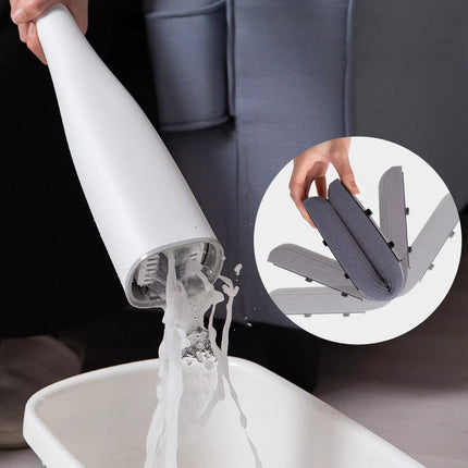 Super Absorbent Mop with Self-Wringing Design | Efficient Cleaning for Quick Drying