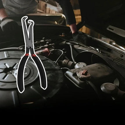 Electrical Disconnect Pliers for Cars, Slim Automotive Connector Removal Tool for Tight Engine Bay Spaces