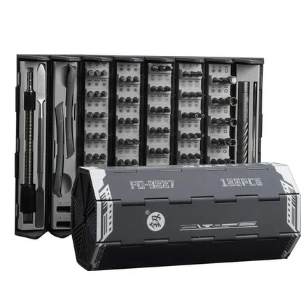 128-in-1 Precision Screwdriver Set with Interchangeable Bits, Compact Repair Kit for Electronics, Appliances and DIY
