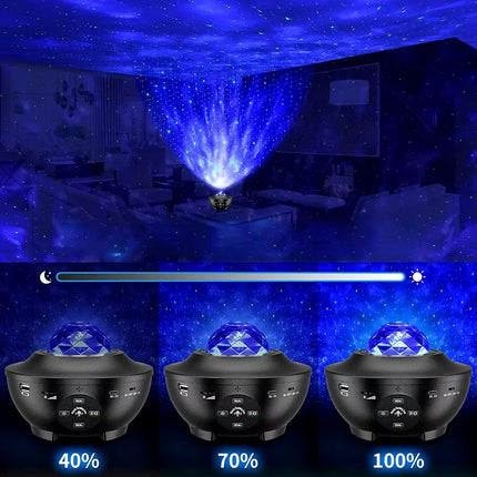 Galaxy Sky Projector with Adjustable Brightness & Color Modes | Relaxing Starry Night Experience