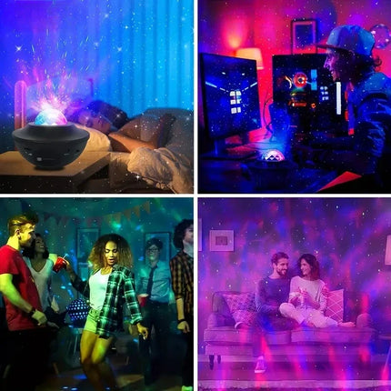 Galaxy Sky Projector with Adjustable Brightness & Color Modes | Relaxing Starry Night Experience