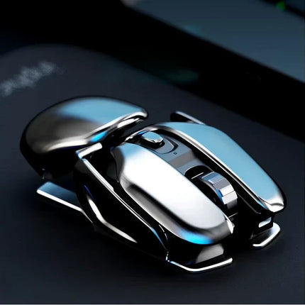 Silent Click Mouse with Programmable Buttons, High Precision Sensor and Smooth Glide Feet for Office and Gaming