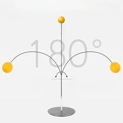 Ping Pong Trainer Set with Adjustable Height & Stable Base | Improve Reflexes and Skills