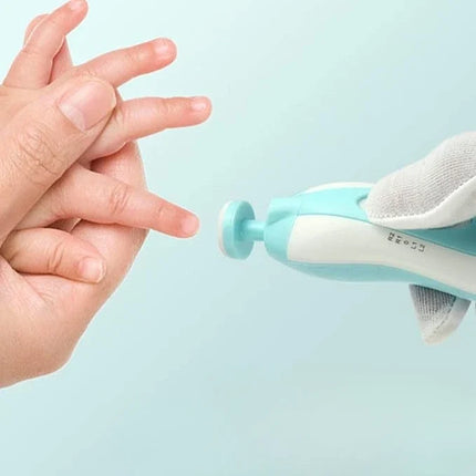 Electric Baby Nail Trimmer and Polisher Set, Whisper-Quiet Motor, Interchangeable Heads for Newborns, Toddlers and Adults