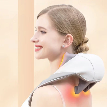 Neck Massager with Adjustable Heat & Soothing Vibration | Portable Relief for Stress and Tension