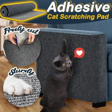 Cat Scratching Pad with Self-Adhesive Backing, Cut to Size Sofa and Chair Protector, 3 Sizes and 6 Colours