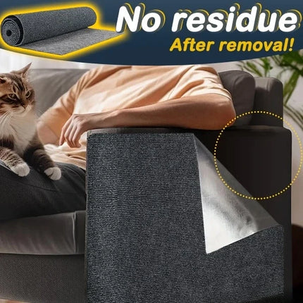 Cat Scratching Pad with Self-Adhesive Backing, Cut to Size Sofa and Chair Protector, 3 Sizes and 6 Colours