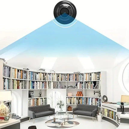 1080P Mini Spy Camera with Night Vision and Motion Detection, Compact Home Security Camera with Phone Viewing, 32GB Card