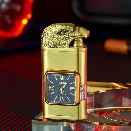Windproof Lighter with Clock | Sleek Design for Reliable Ignition