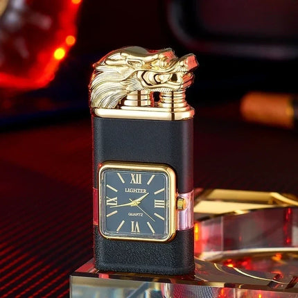 Windproof Lighter with Clock | Sleek Design for Reliable Ignition