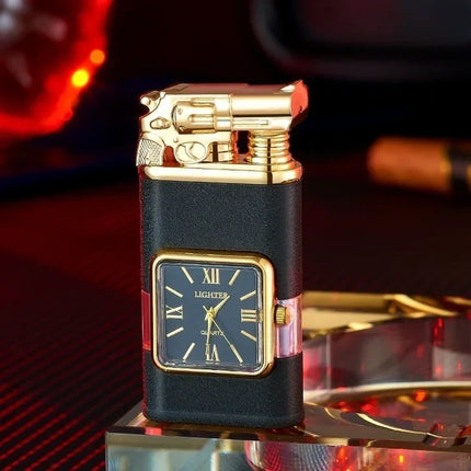 Windproof Lighter with Clock | Sleek Design for Reliable Ignition