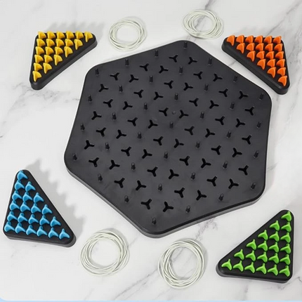 Rubber Band Puzzle Game with Colorful Shapes | Engaging Brain Teaser for All Ages